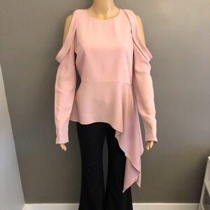 BCBG MAXAZRIA BCBG MAXAZRIA Minimalist Pastel Pink Long Sleeves Blouse. Medium.